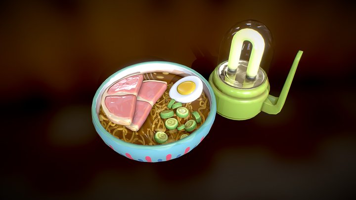 ghibli meal 3D Model
