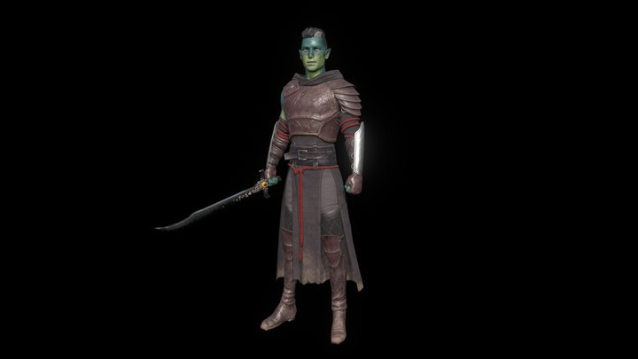 Fjord 3D Model