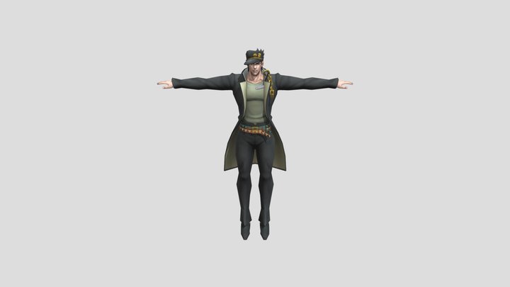 Jojos Bizarre Adventure  - Jotaro Kujo 3D Model