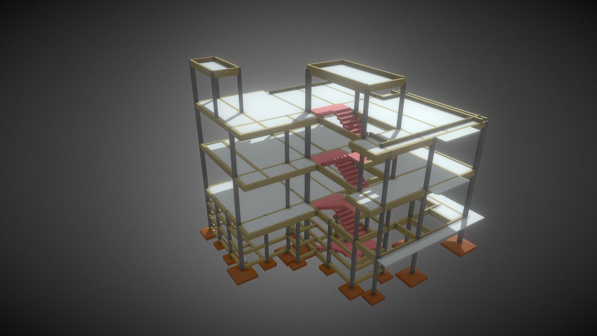 CASA EM JERI SRA. CLAUDIA- ESTRUTURA 3D