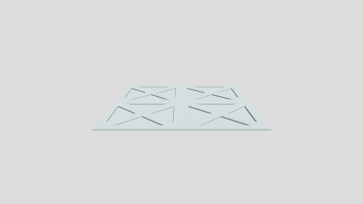 Sci-Fi Large Ceiling (Plane) 3D Model