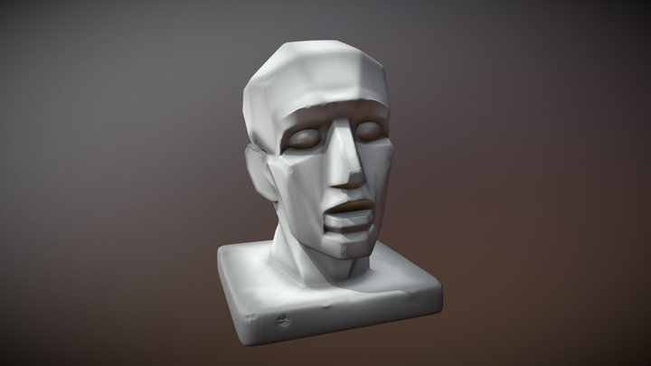 Head Sculpture 3D Model