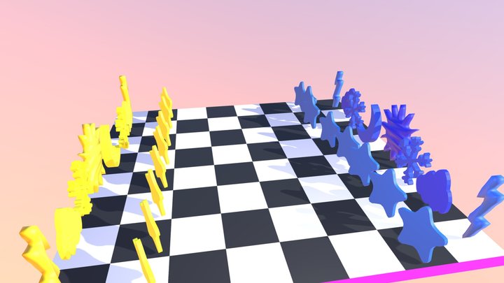 Scacchiera - 3D Model