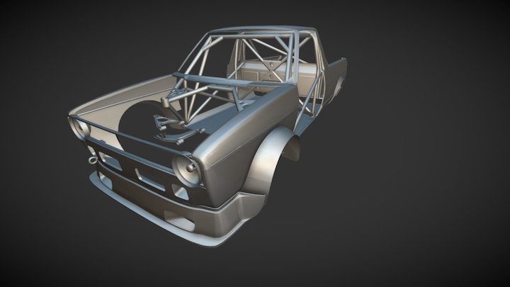 Caddy stripped 3D Model
