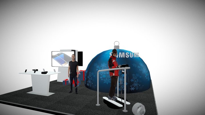 Isla Samsung S7 Domo 3D Model