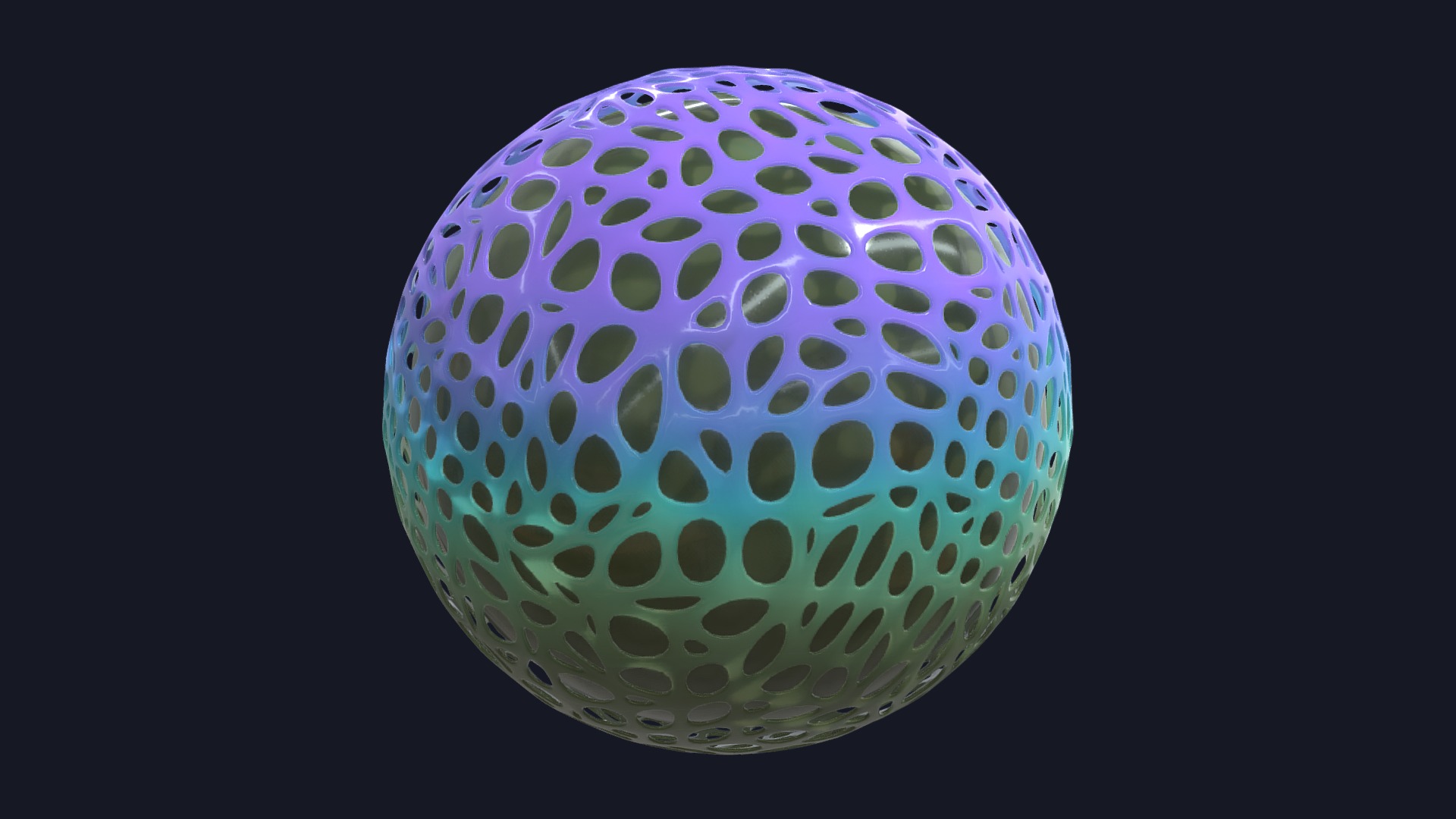 3D model Sphere Design - This is a 3D model of the Sphere Design. The 3D model is about a green and white sphere.