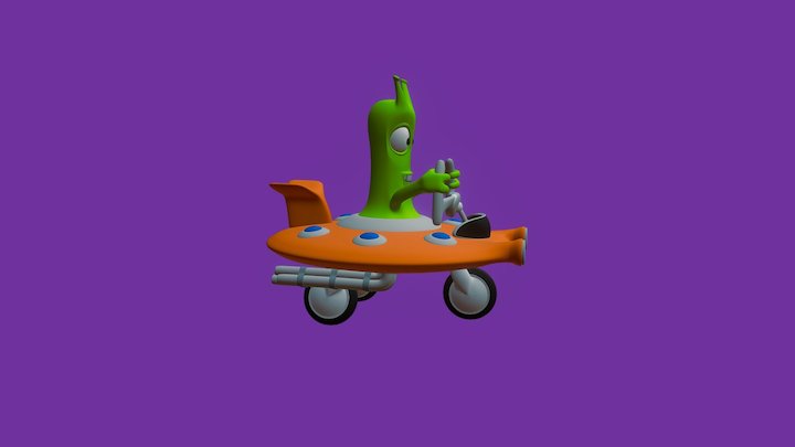 Alien Rooi 3D Model