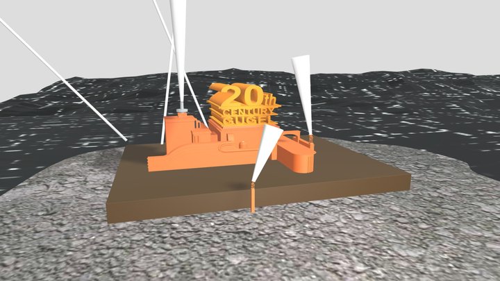 20th Century Gugel Logo Remake (May 2025 UPD) – Free 3D Model STL