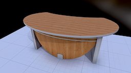 Boss Table 3D Model