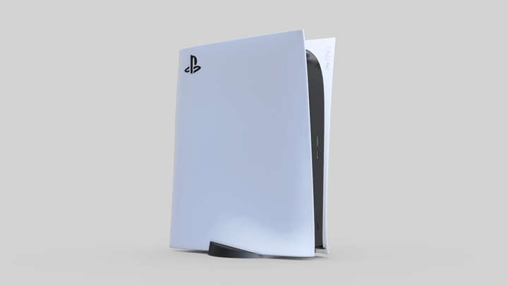 Playstation 5 Digital Edition 3D Model