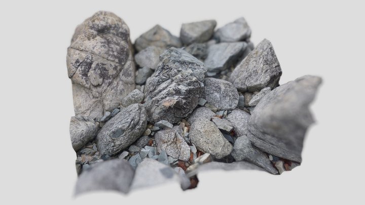 Rocks N6. Stones on the shore – Kostenloses 3D-Modell STL