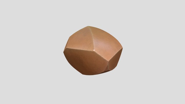 Low poly rock 3D Model