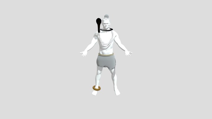 Shivaa - Mystical Warrior of the Cosmos 3D Model