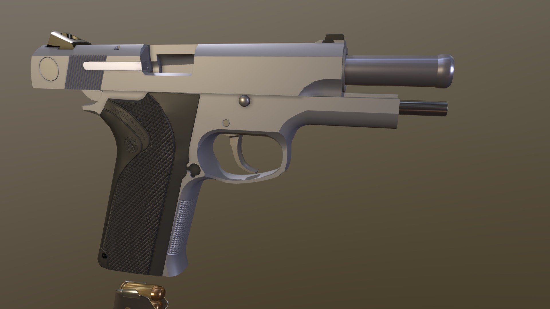 S&W 1076 - 3D model by Belzar Sirus (@belzar.sirus) [ea8c60e] - Sketchfab