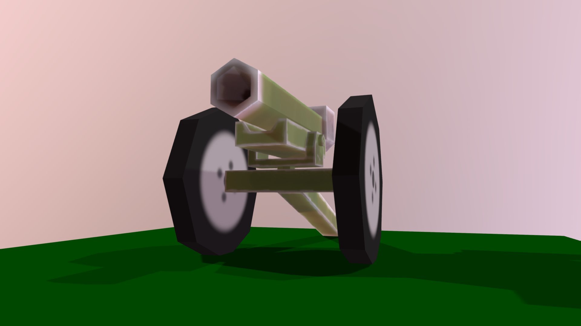 Low-Poly 75MM-Howitzer