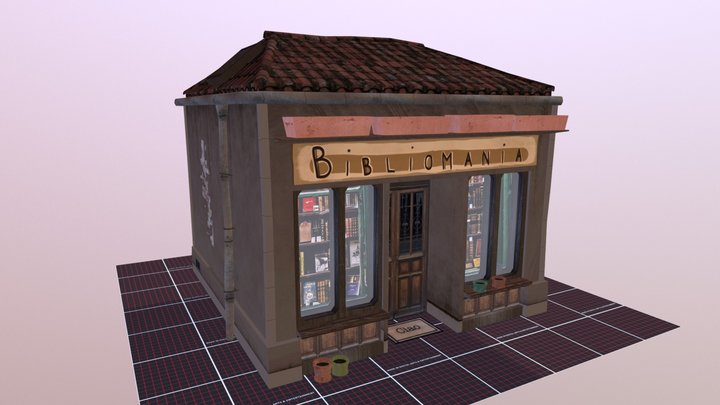 Bibliomania [WIP CityScene] 3D Model