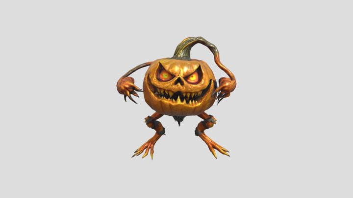 Pumpkin Fiend 3D Model