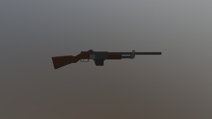 Combat Rifle From FO4 3D Model