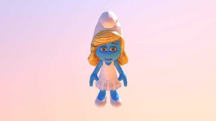Smurfette 3D Model