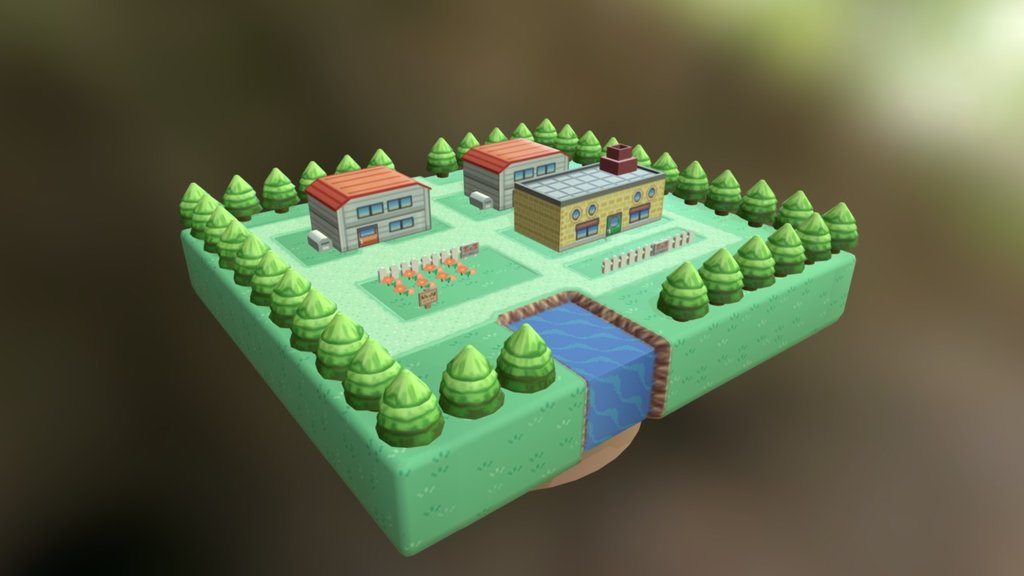 Pallet Town Diorama