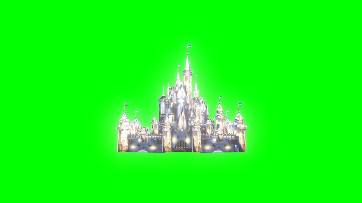 Disney Castle 3D Model