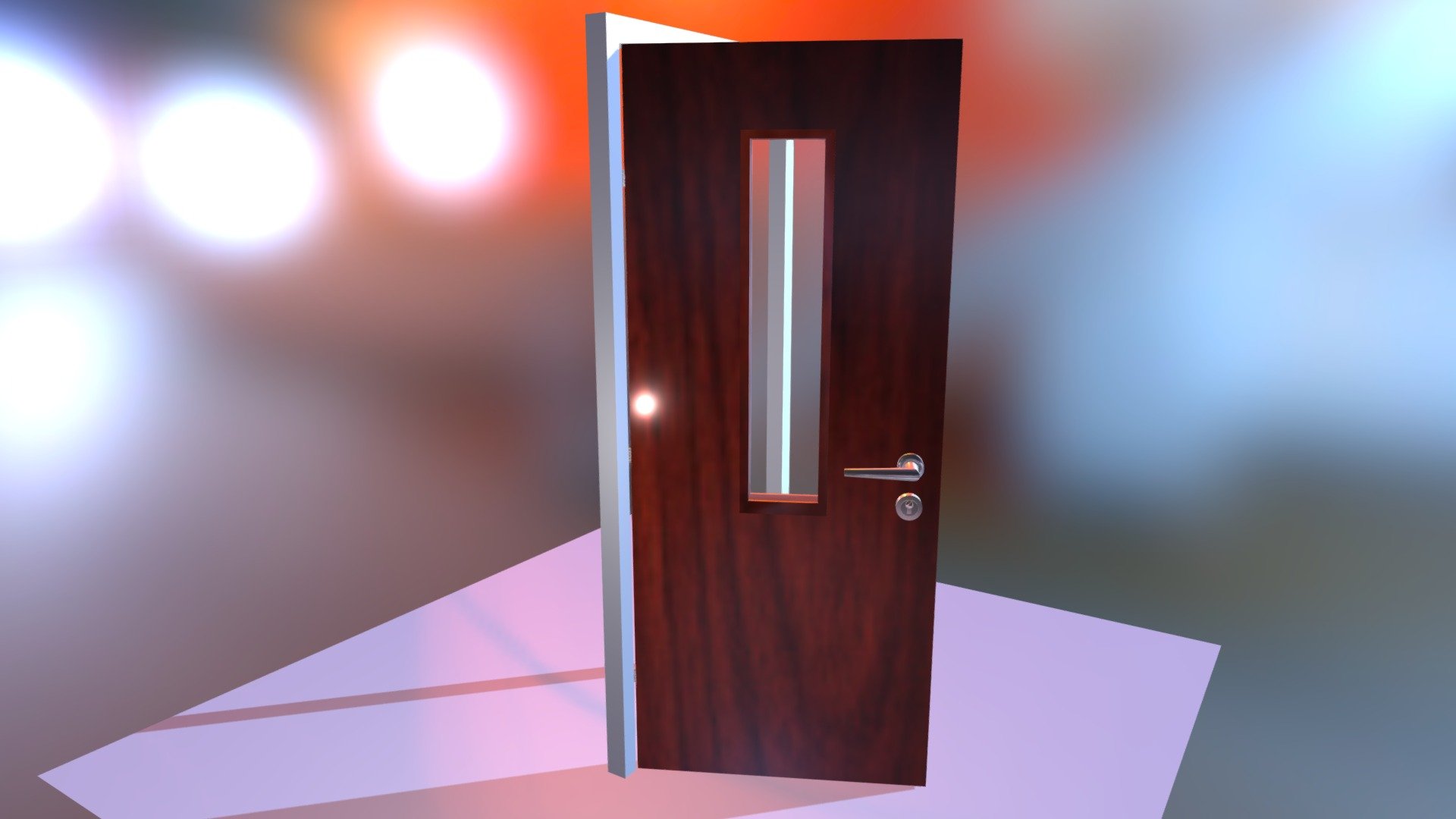 Classroom Door - 3D model by caprielo101 [ea906a4] - Sketchfab