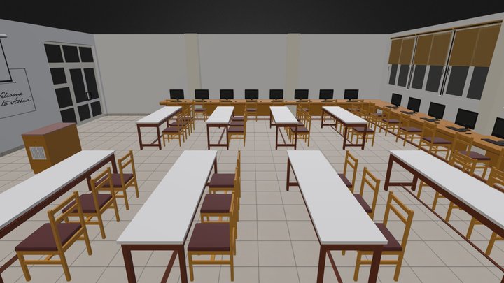 Computer Lab 3D Model