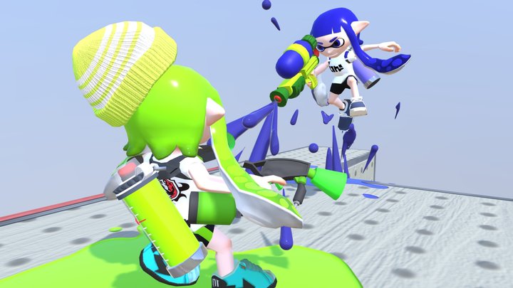 Splatoon 3D Model
