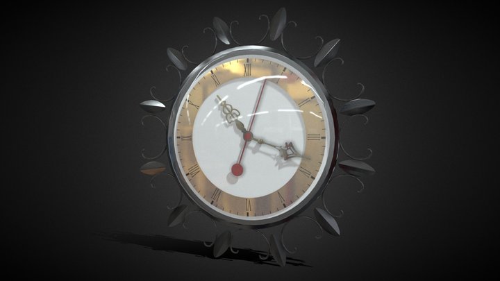 Wall Clock 3D Model