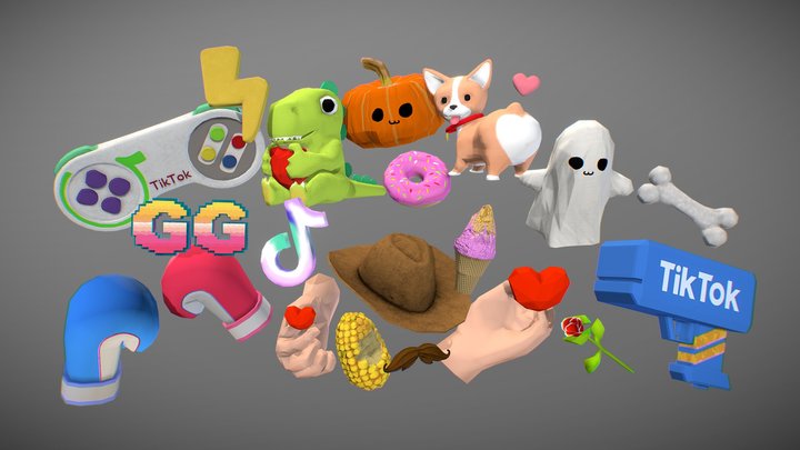 Tiktok To OSC - VRChat Asset 3D Model