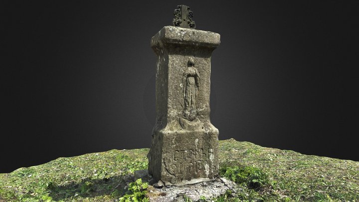 Tombstone Lutowiska 3D Model