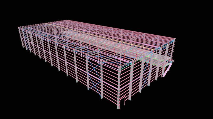 0215-GALPAO INDUSTRIAL 3D Model