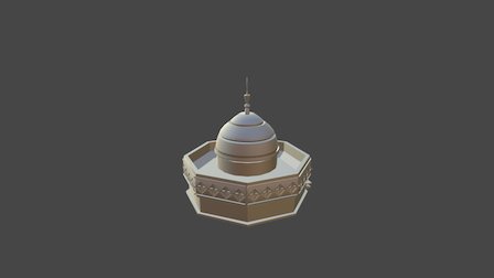 Dome of the Rock 3D Model