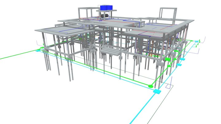 HIDROSSANITÁRIO RO 3D Model