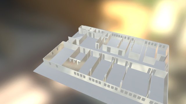 Southeast University 4th Floor 3D Architecture 3D Model