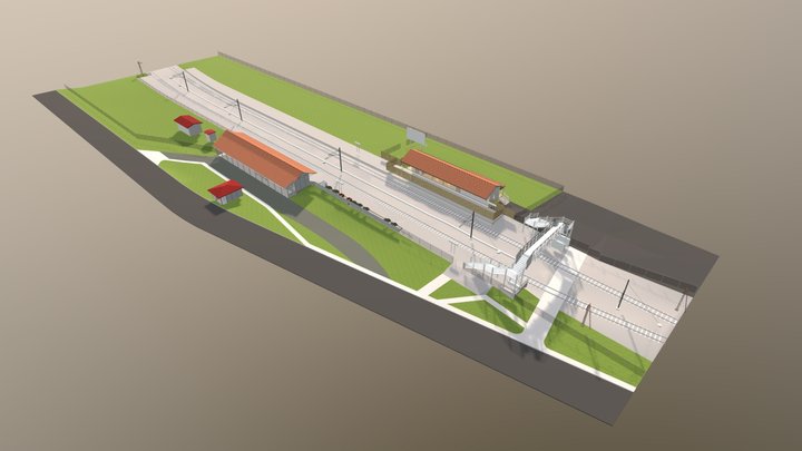 Ascot Station - Nino Middleton 3D Model
