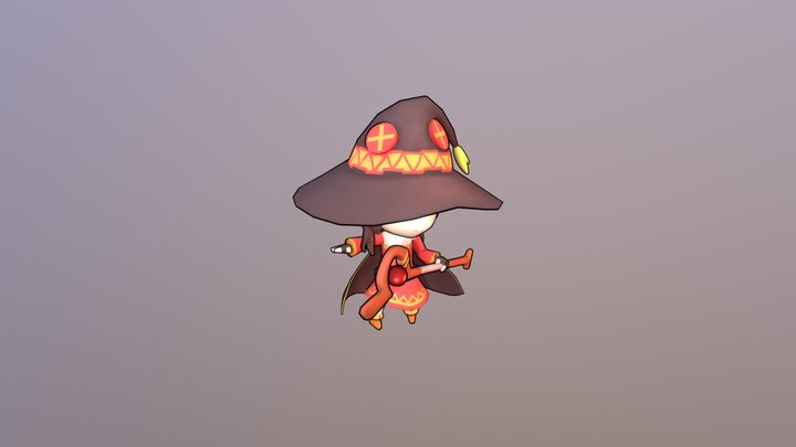 Megumin Pose3 3D Model