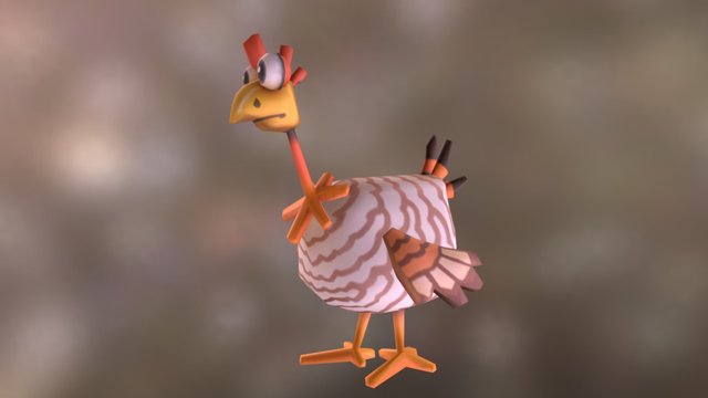 Chicken01 Adult 3D Model