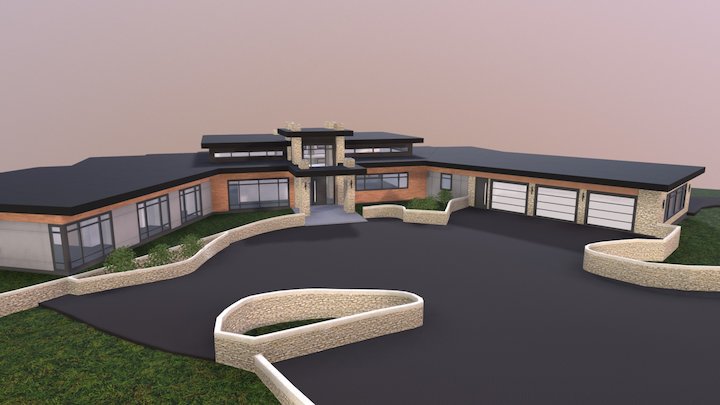 BARBER HOUSE - NOVEMBER 2017 3D Model