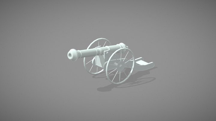 Ramadan Cannon (مدفع الأفطار) 3D Model