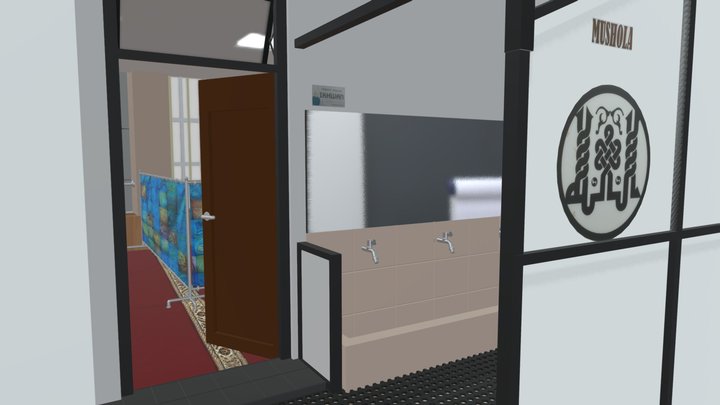Desain Mushola 3D 3D Model