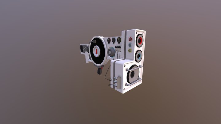 Dubstep Gun Classic 3D Model