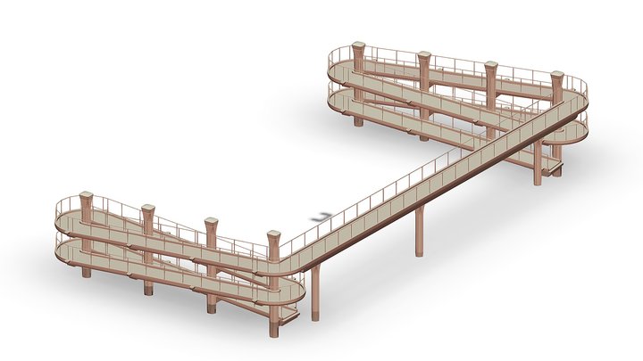 Casilada Way POC - RAIL FRAMES 3D Model
