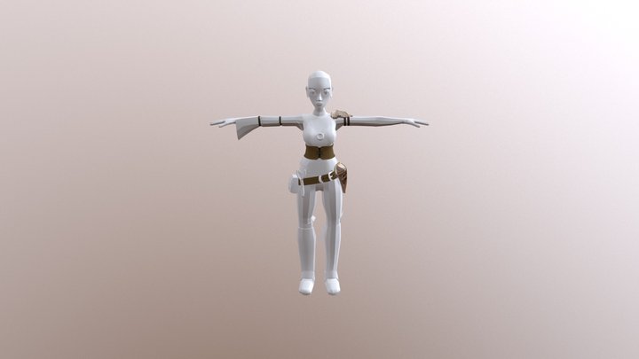 Sintel Character WIP 3D Model