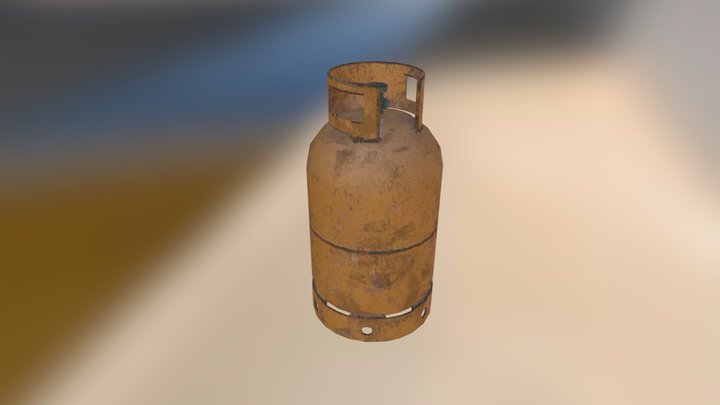 Gas bottle 3D Model