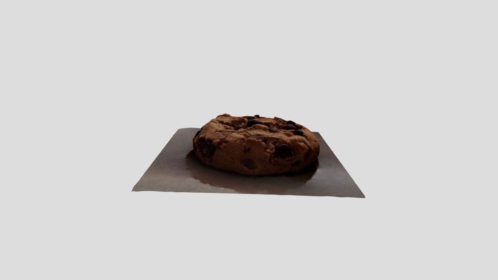 Chocolate chip cookies 3D Model