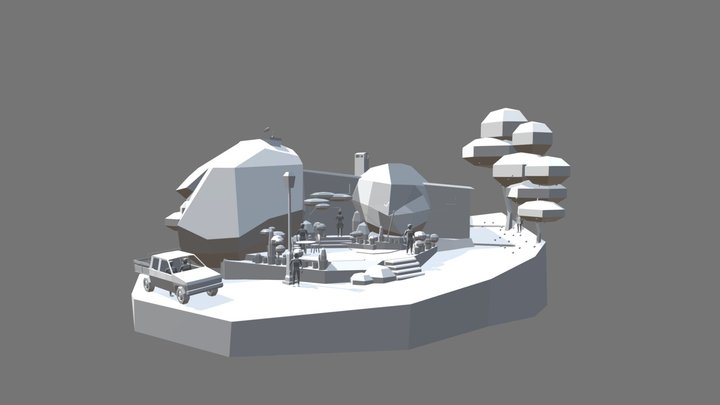 Grandma's House - Update ChosenDioramaAndHouse 3D Model