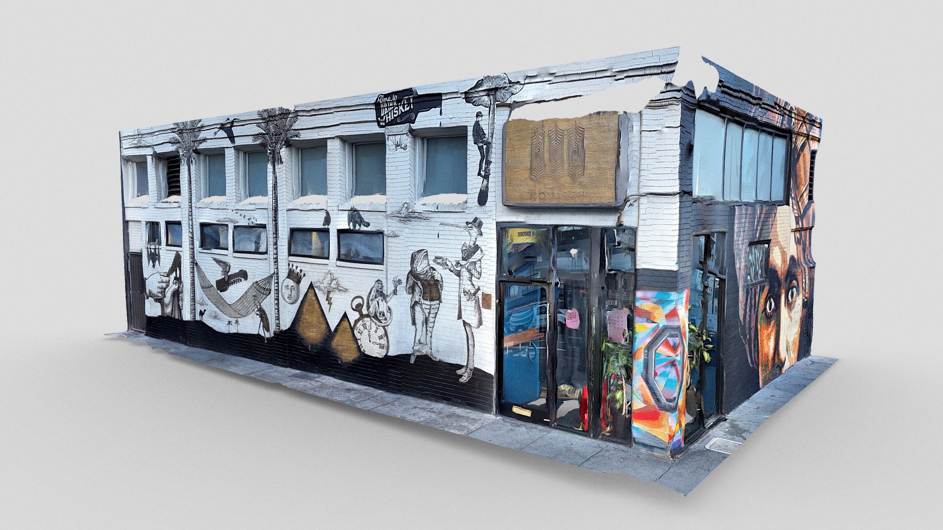 Day 277: SF mural - Monarch (1scanaday)