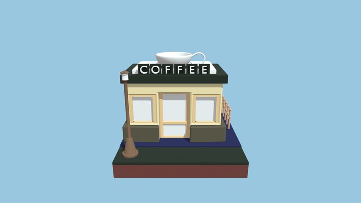 COFFEE SHOP 3D Model