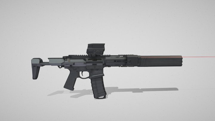Honey Badger - Q Live or Die 3D Model